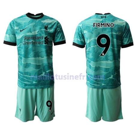 Maillot de Foot Liverpool Roberto Firmino 9 Extérieur 2020-21 - Enfant